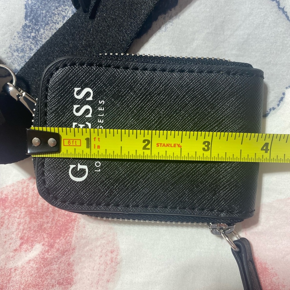 Guess Crossbody Bag with Mini Change Purse Black & Grey O/S - Picture 15 of 15